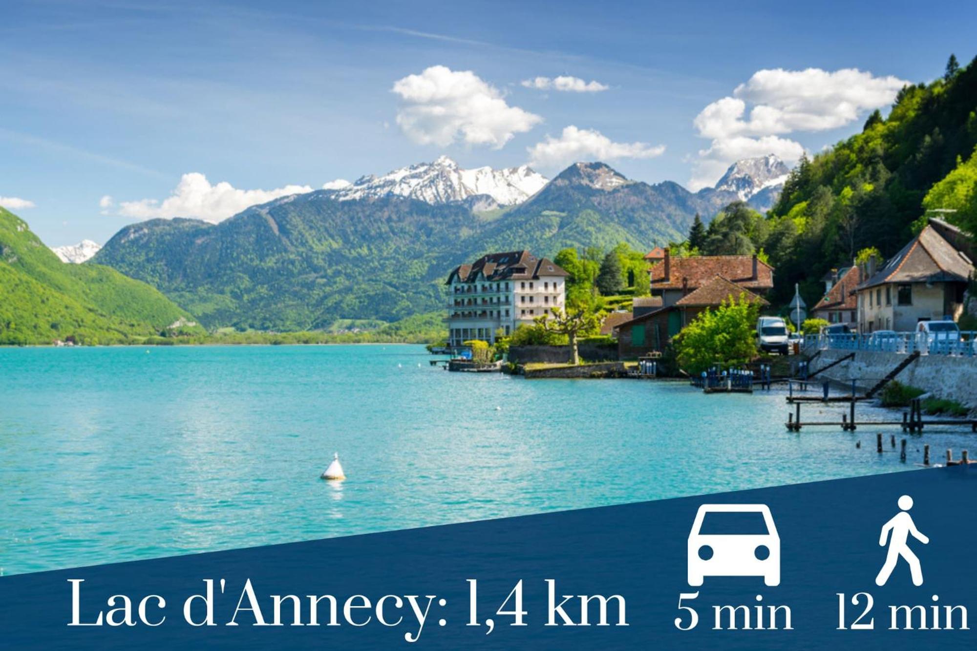 HOMEY TIDY - NEW / Proche Centre Annecy / Parking gratuit / Logement entièrement équipé Esterno foto